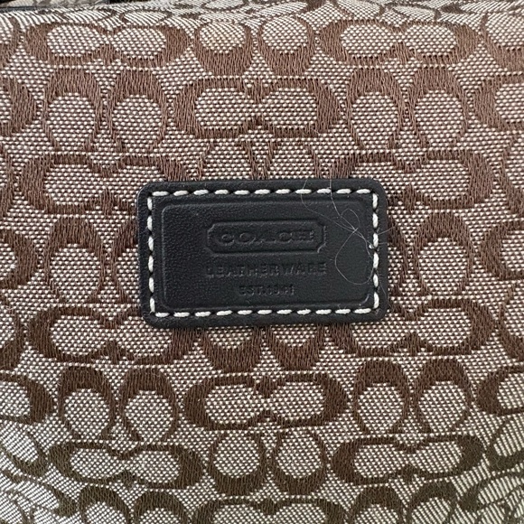 Coach Brown Signature Tote - Picture 2 of 5